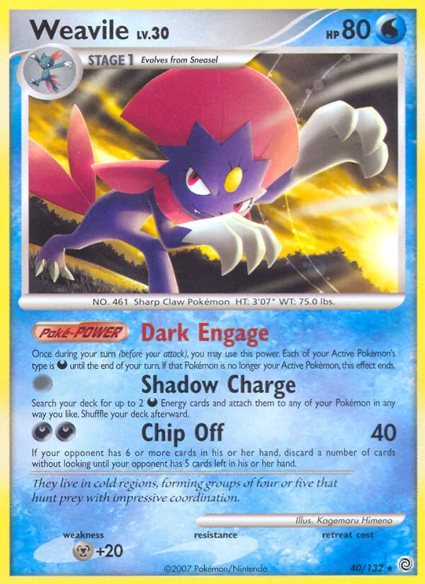 Weavile · Secret Wonders 40/132