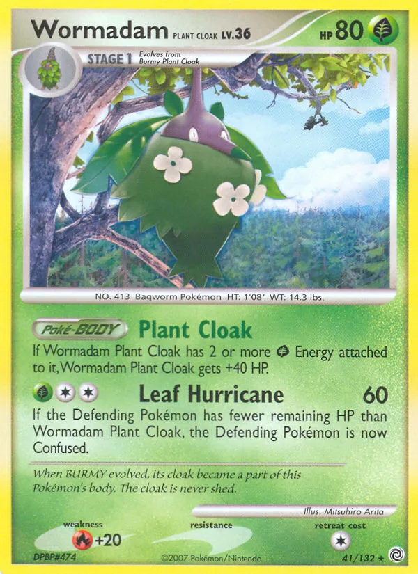 Wormadam Plant Cloak · Secret Wonders 41/132
