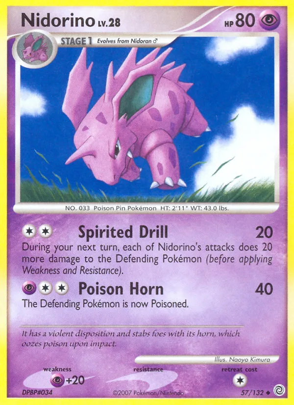 Nidorino · Secret Wonders 57/132