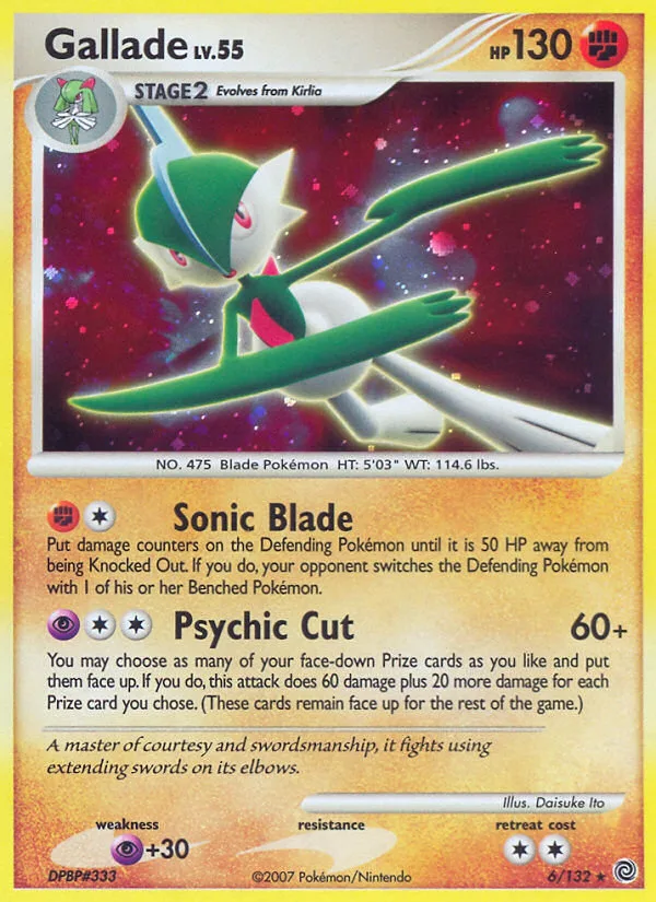 Gallade · Secret Wonders 6/132