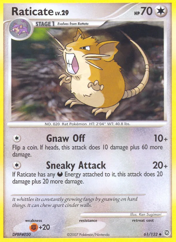 Raticate · Secret Wonders 61/132