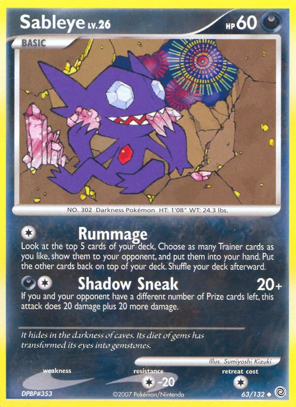 Sableye · Secret Wonders 63/132