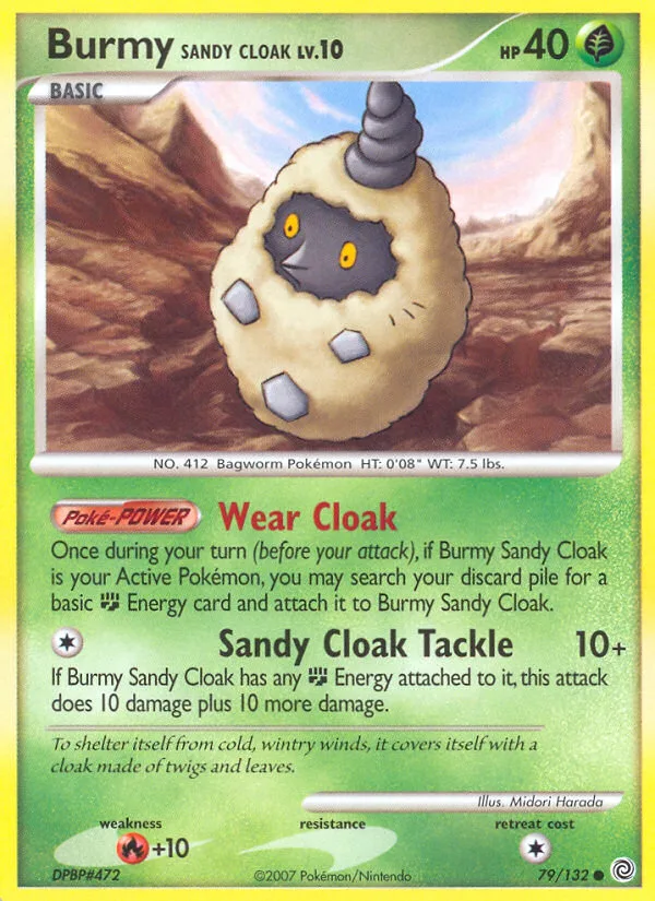 Burmy Sandy Cloak · Secret Wonders 79/132