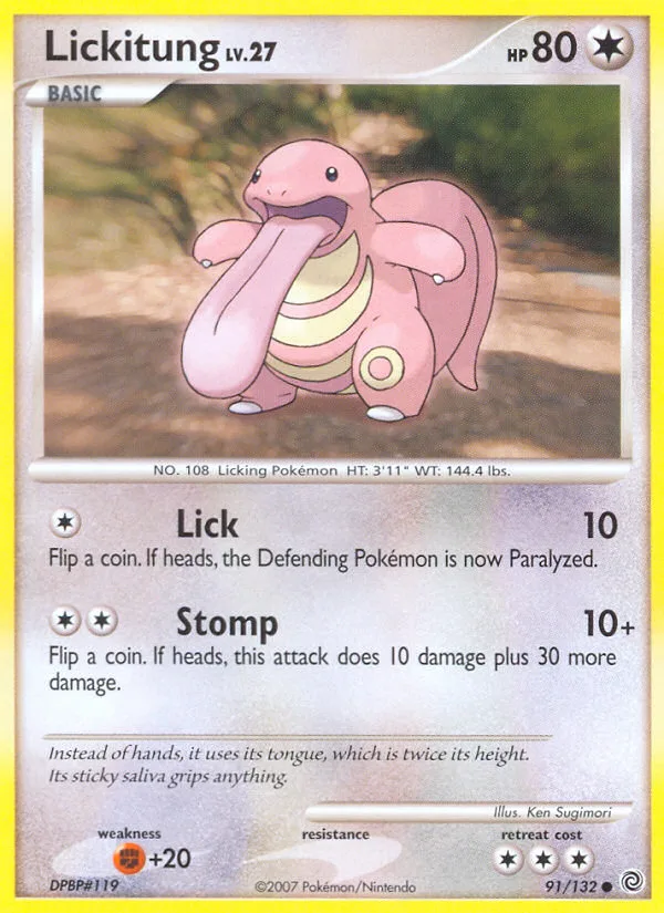 Lickitung · Secret Wonders 91/132