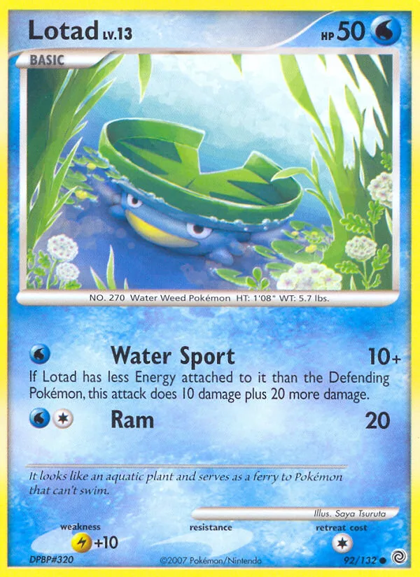 Lotad · Secret Wonders 92/132
