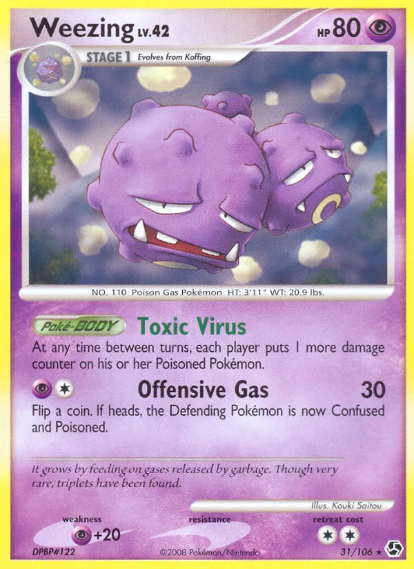 Weezing · Great Encounters 31/106