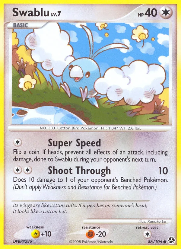 Swablu · Great Encounters 86/106