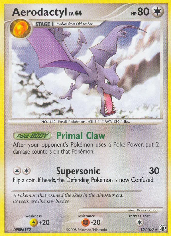 Aerodactyl · Majestic Dawn 15/100