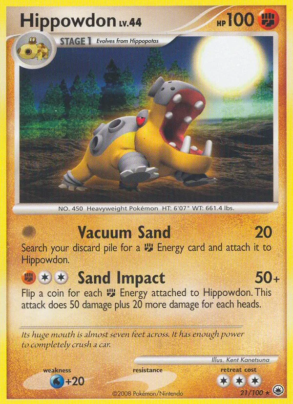 Hippowdon · Majestic Dawn 21/100