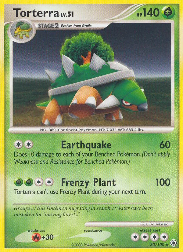 Torterra · Majestic Dawn 30/100