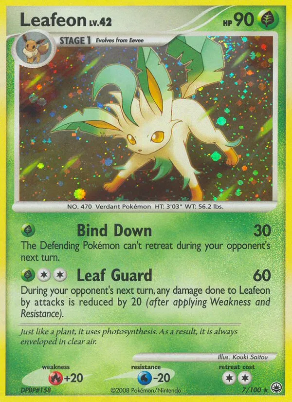 Leafeon · Majestic Dawn 7/100