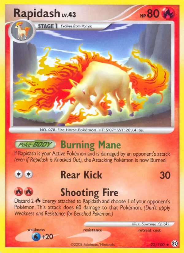 Rapidash · Stormfront 22/100