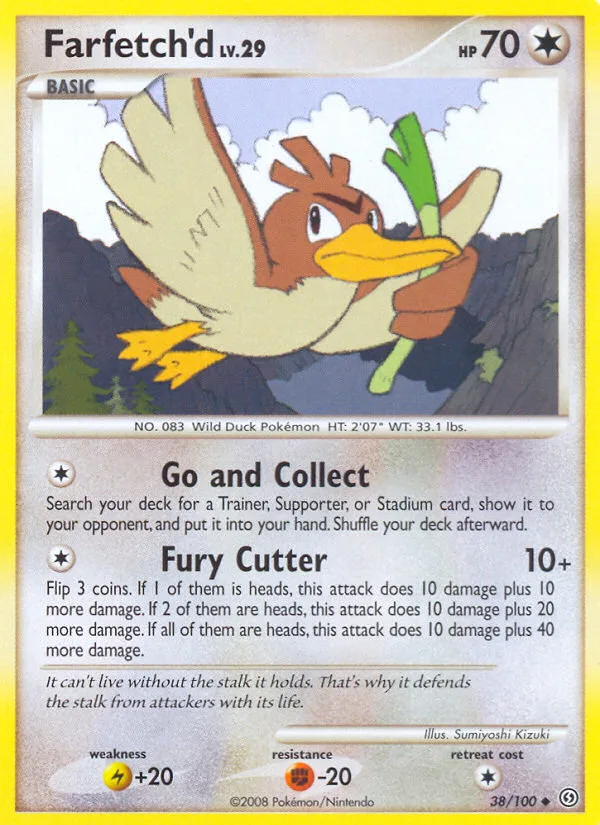 Farfetch'd · Stormfront 38/100