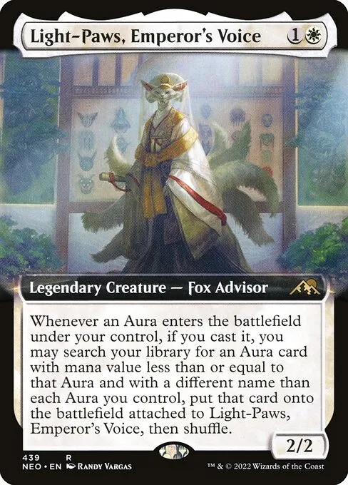 Light-Paws, Emperor's Voice · Kamigawa: Neon Dynasty 439/531