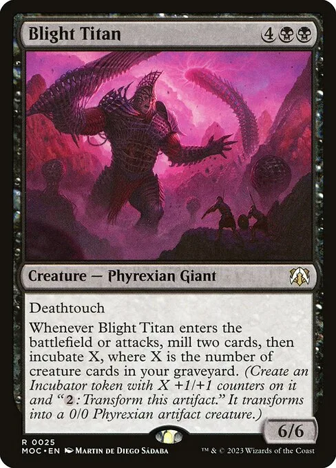 Blight Titan · March of the Machine Commander 25/450