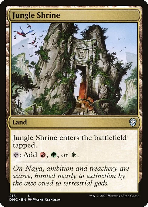 Jungle Shrine · Dominaria United Commander 215/240