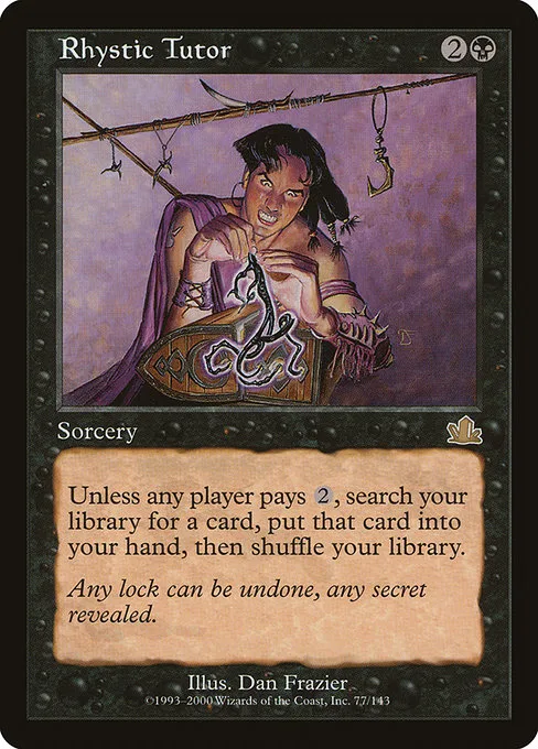 Rhystic Tutor · Prophecy 77/144