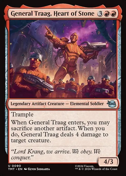 General Traag, Heart of Stone · Teenage Mutant Ninja Turtles 90/320