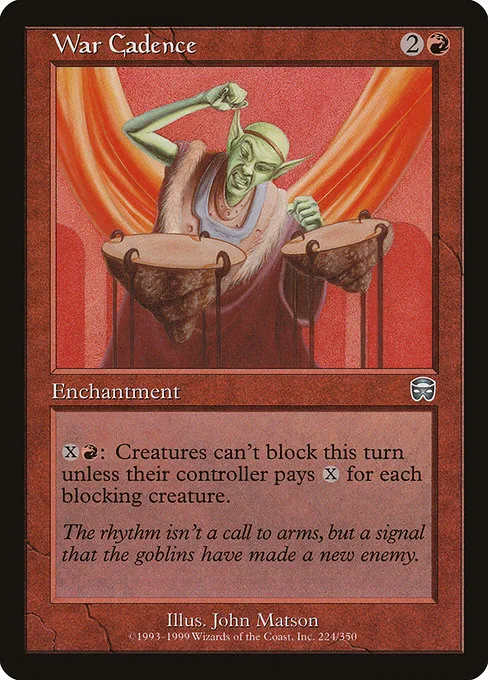 War Cadence · Mercadian Masques 224/350