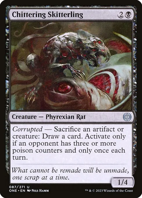Chittering Skitterling · Phyrexia: All Will Be One 87/479