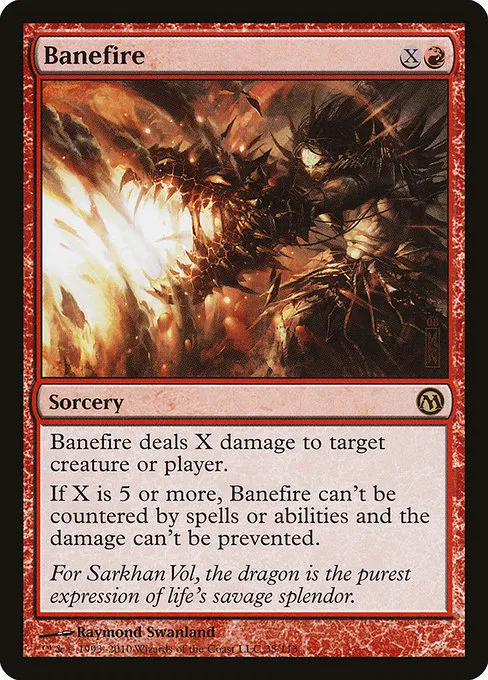 Banefire · Duels of the Planeswalkers 38/113
