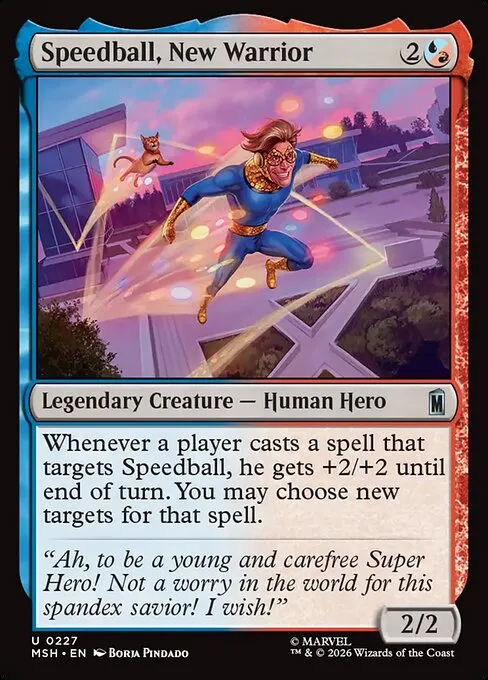 Speedball, New Warrior · Marvel Super Heroes 227/24