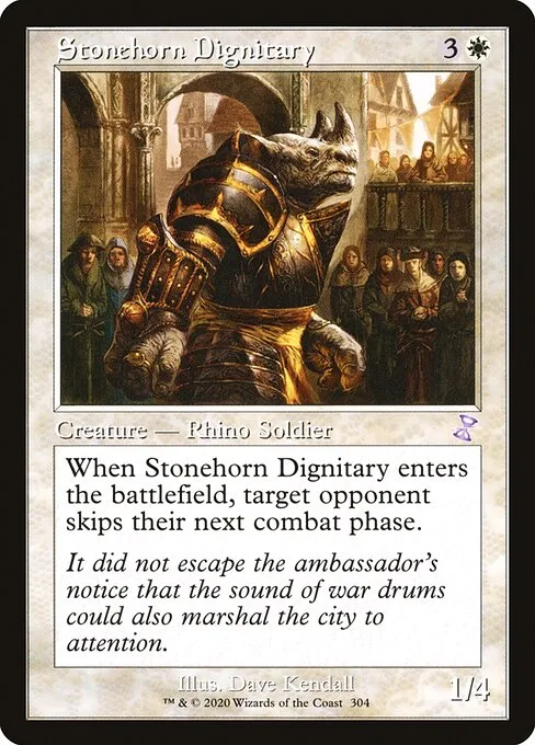Stonehorn Dignitary · Time Spiral Remastered 304/411