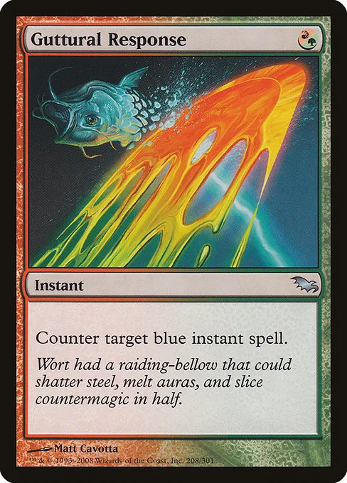 Guttural Response · Shadowmoor 208/302