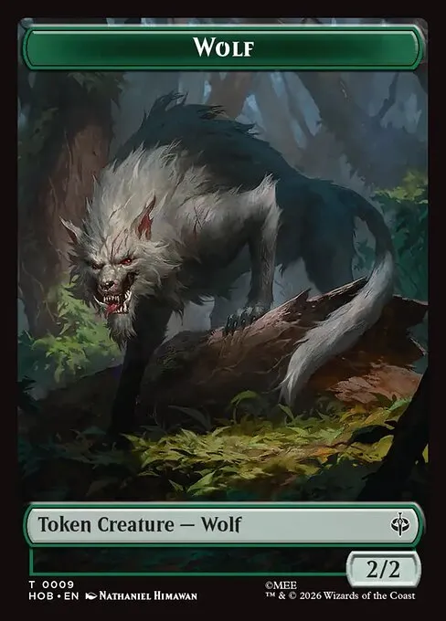 Wolf · The Hobbit Tokens 9/2