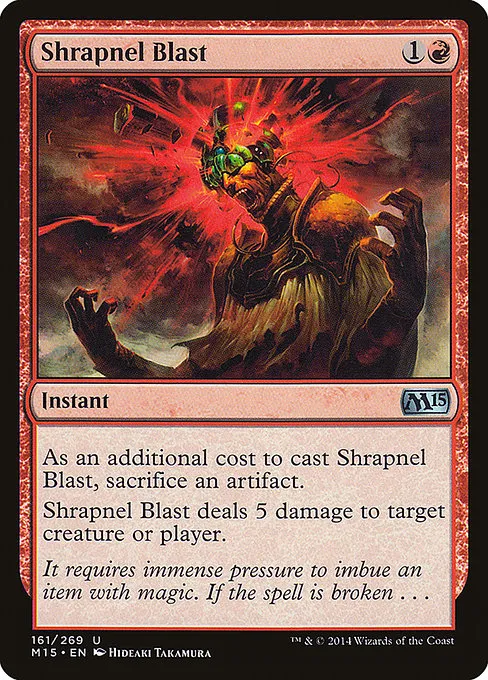 Shrapnel Blast · Magic 2015 161/284
