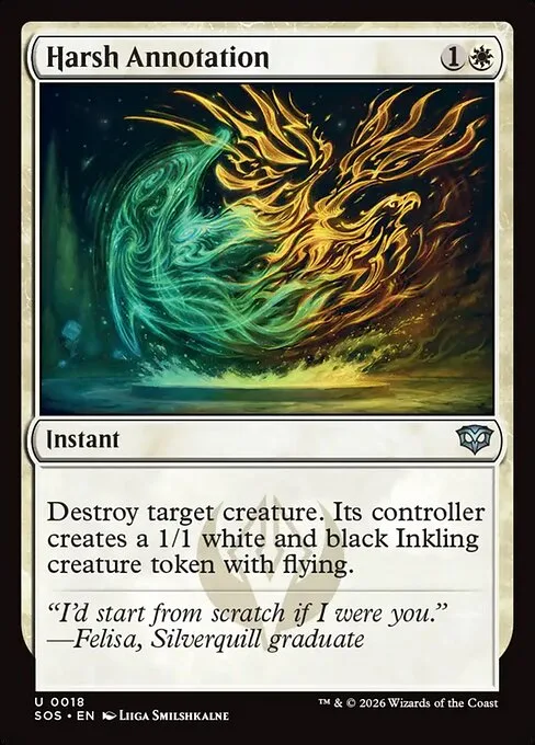 Harsh Annotation · Secrets of Strixhaven 18/368