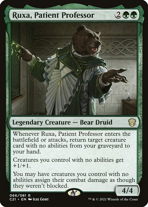 Ruxa, Patient Professor · Commander 2021 66/409
