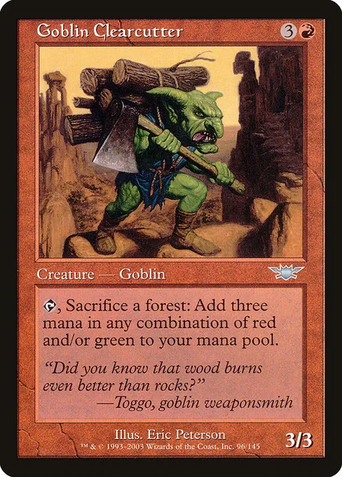 Goblin Clearcutter · Legions 96/145