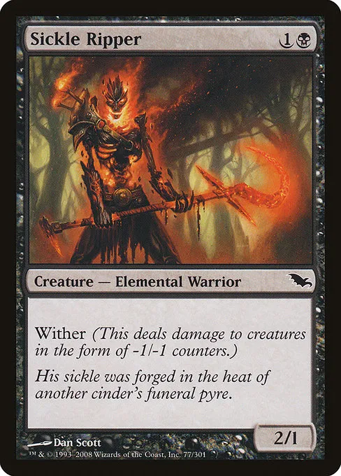 Sickle Ripper · Shadowmoor 77/302