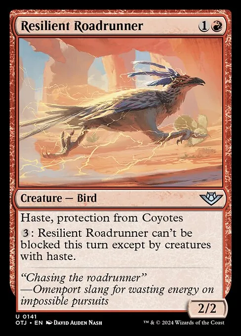 Resilient Roadrunner · Outlaws of Thunder Junction 141/374