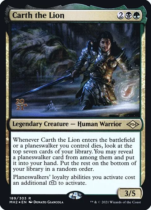 Carth the Lion · Modern Horizons 2 Promos 189s/86