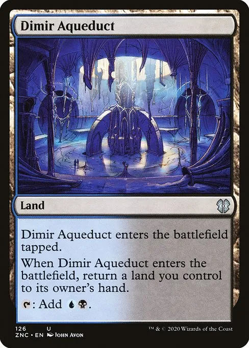 Dimir Aqueduct · Zendikar Rising Commander 126/142