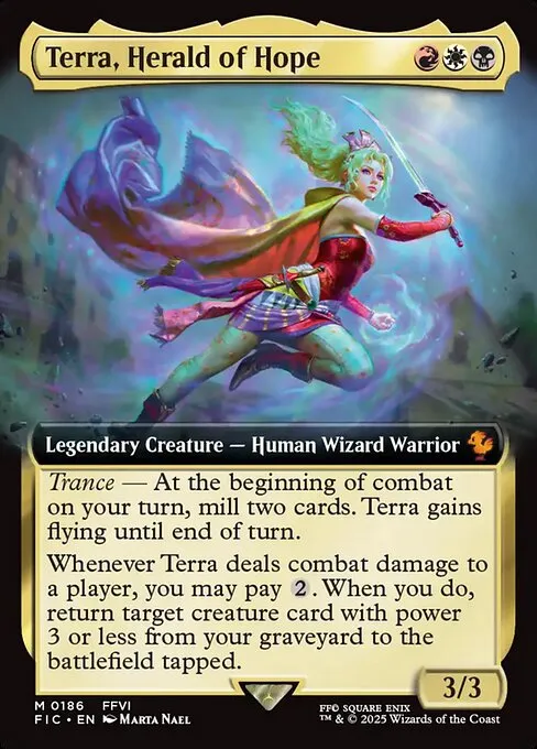 Terra, Herald of Hope · Final Fantasy Commander 186/486
