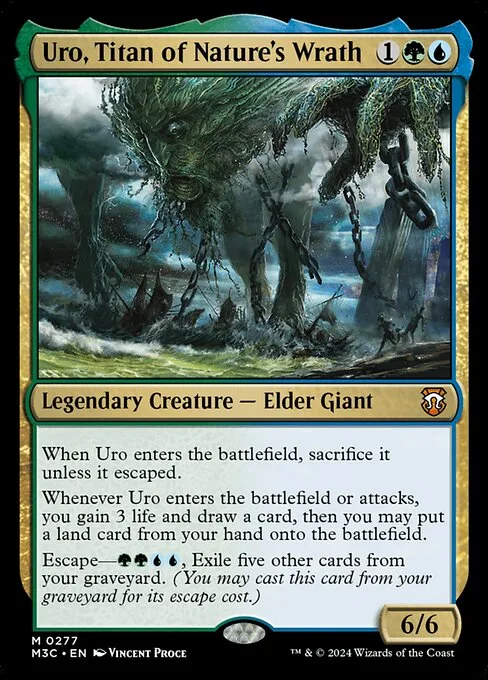 Uro, Titan of Nature's Wrath · Modern Horizons 3 Commander 277/398