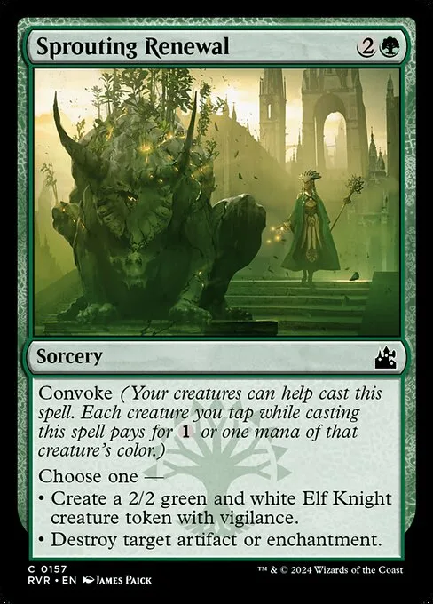 Sprouting Renewal · Ravnica Remastered 157/531