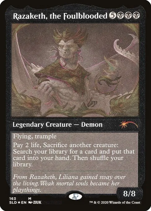 Razaketh, the Foulblooded · Secret Lair Drop 163★/2547