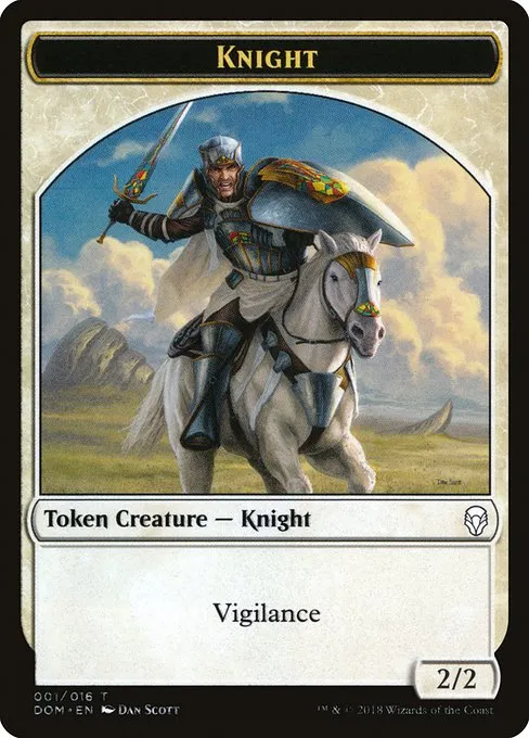 Knight · Dominaria Tokens 1/16