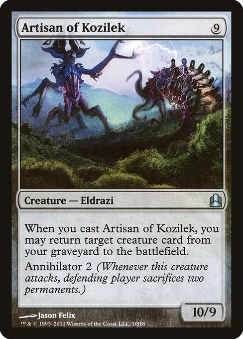 Artisan of Kozilek · Commander 2011 1/318