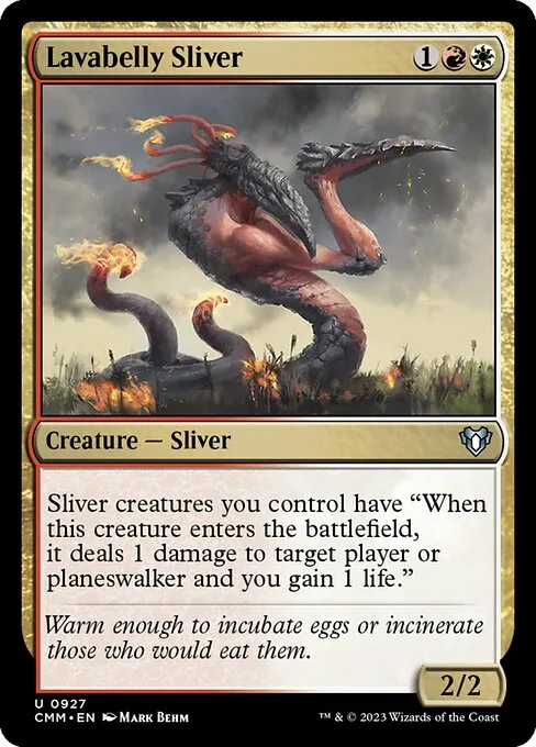 Lavabelly Sliver · Commander Masters 927/1067