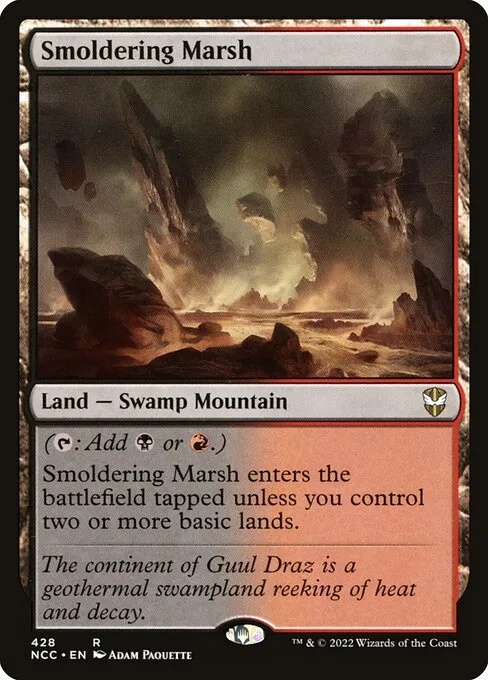Smoldering Marsh · New Capenna Commander 428/447