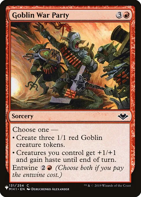 Goblin War Party · The List MH1-131/5050