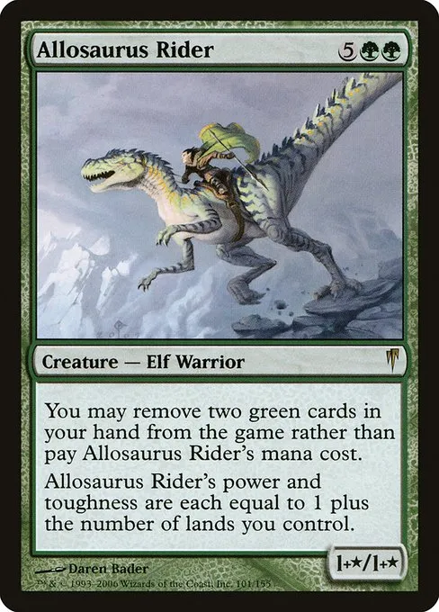 Allosaurus Rider · Coldsnap 101/155