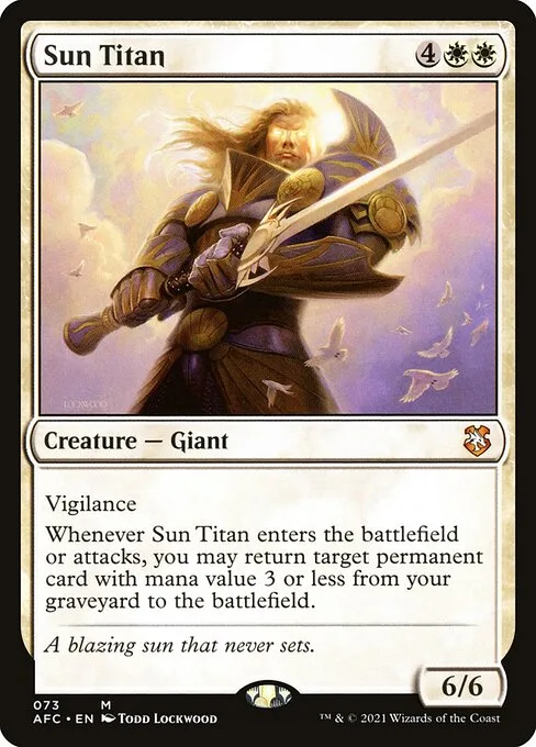 Sun Titan · Forgotten Realms Commander 73/331