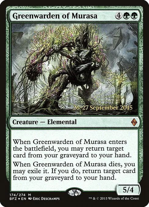 Greenwarden of Murasa · Battle for Zendikar Promos 174s/90
