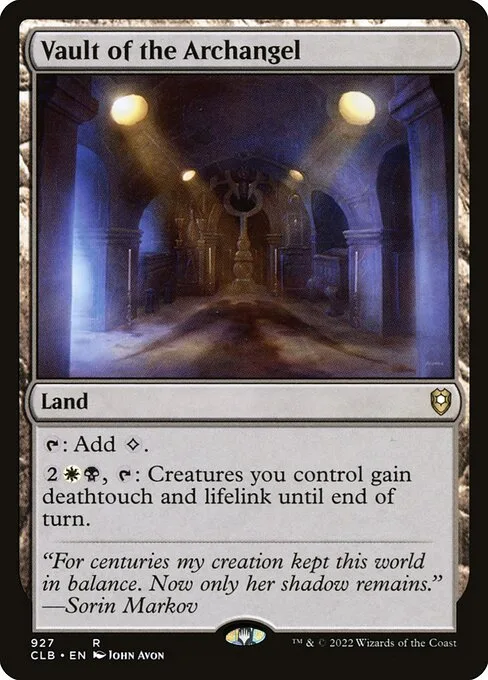 Vault of the Archangel · Commander Legends: Battle for Baldur's Gate 927/936